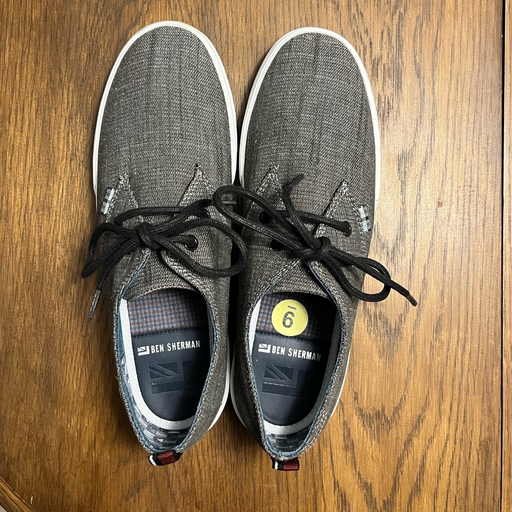BEN SHERMAN Tennis Shoes Charcoal Gray